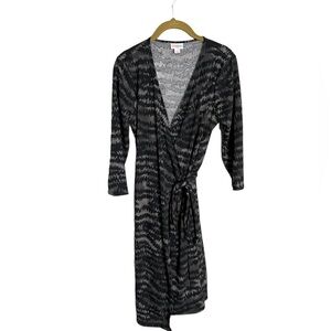 Lularoe V Neck True Wrap Dress V Neck Small